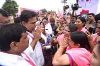 TRS Party Pragathi Nivedana Sabha Photos